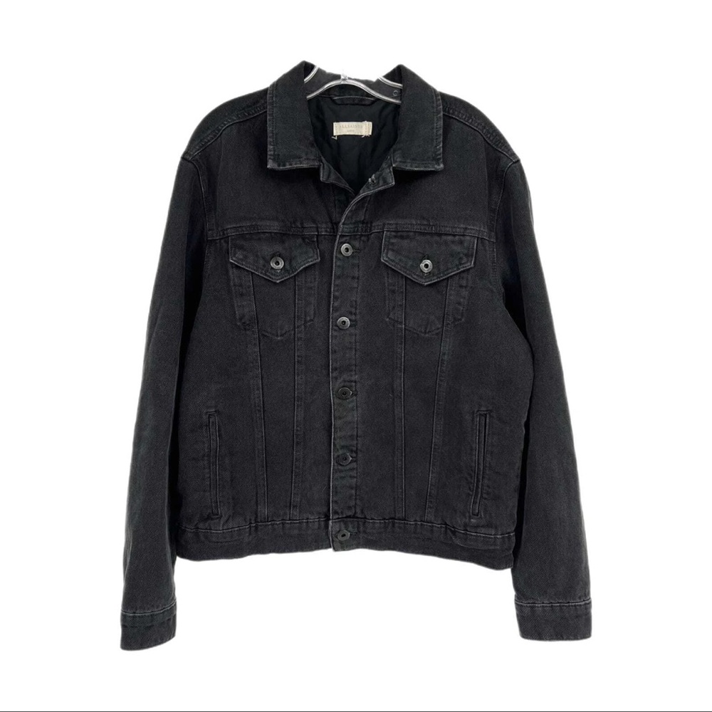 All Saints Black Denim Jacket
